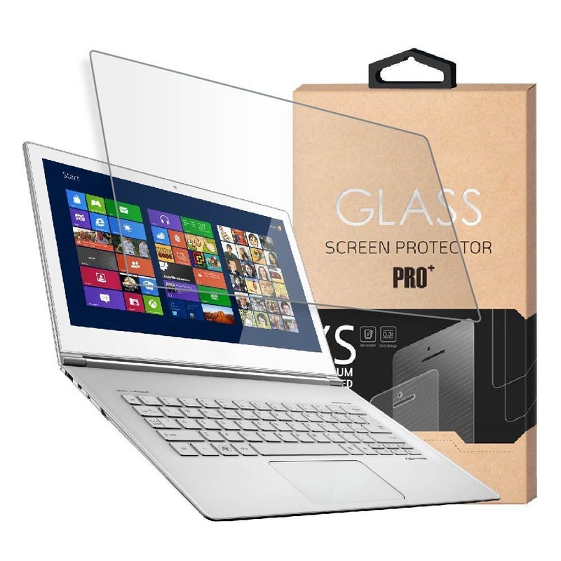 EZ-Pro Screen Protector Tempered Glass Screen Protector for 13.3 Inches Laptop, 9H Hardness and Crystal Clear, Compatible with Any 13.3 inch Touch Screen Laptop - Image 1